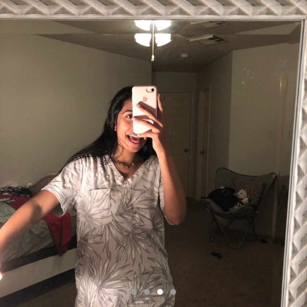 Oversized PINK graphic tee